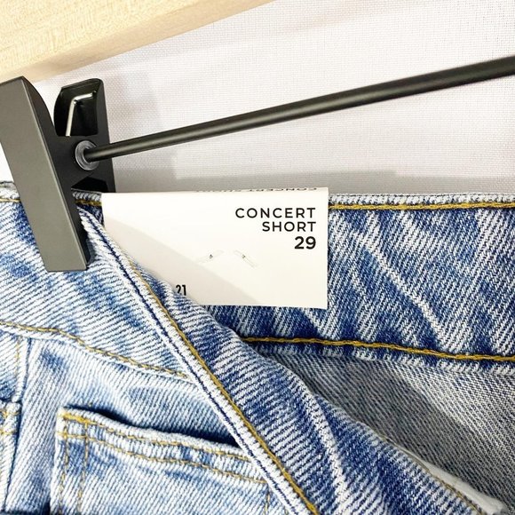 Forever 21 Mid Rise Concept Denim Shorts 29 - Picture 3 of 11